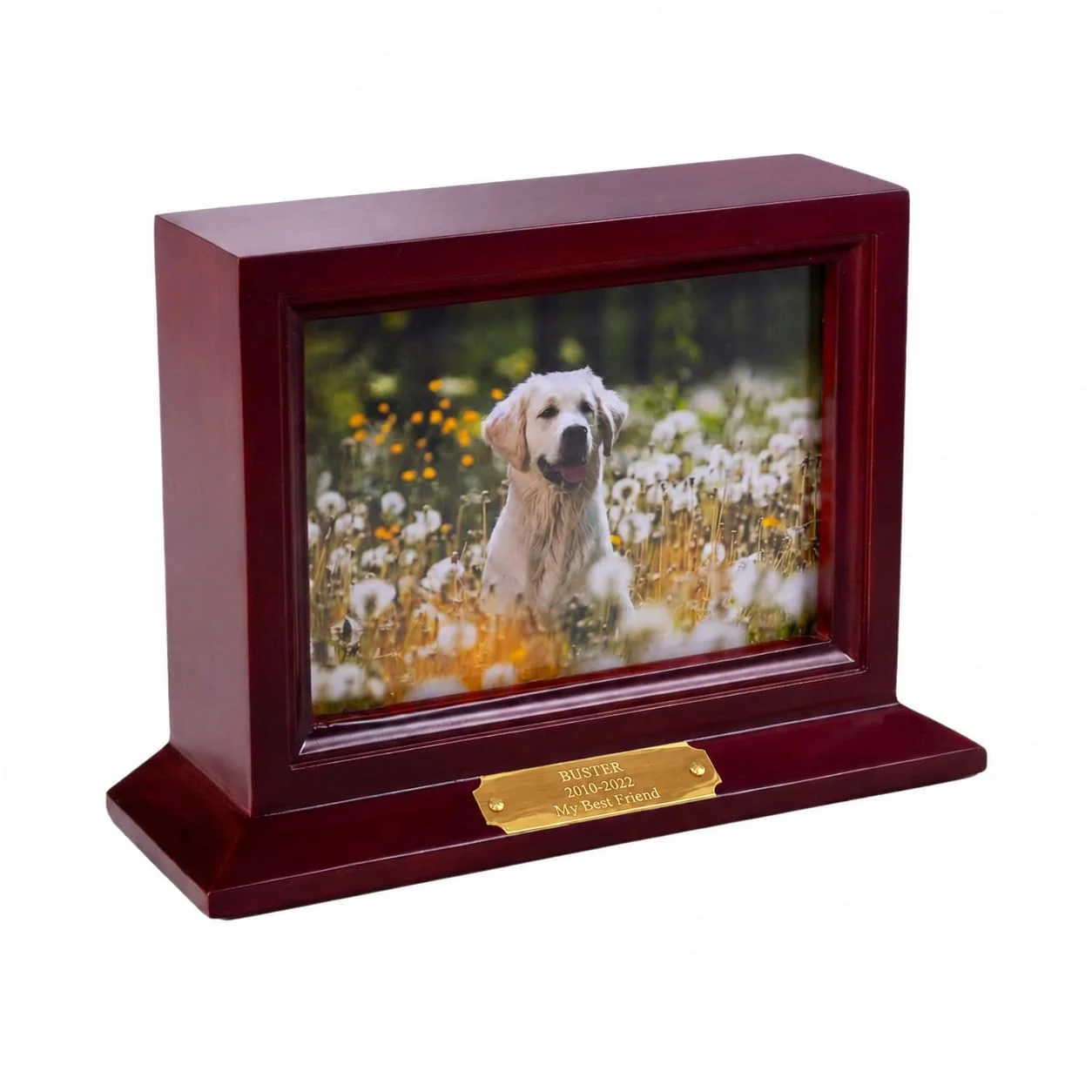 Personalized Picture Frame Pet Urn for Ashes