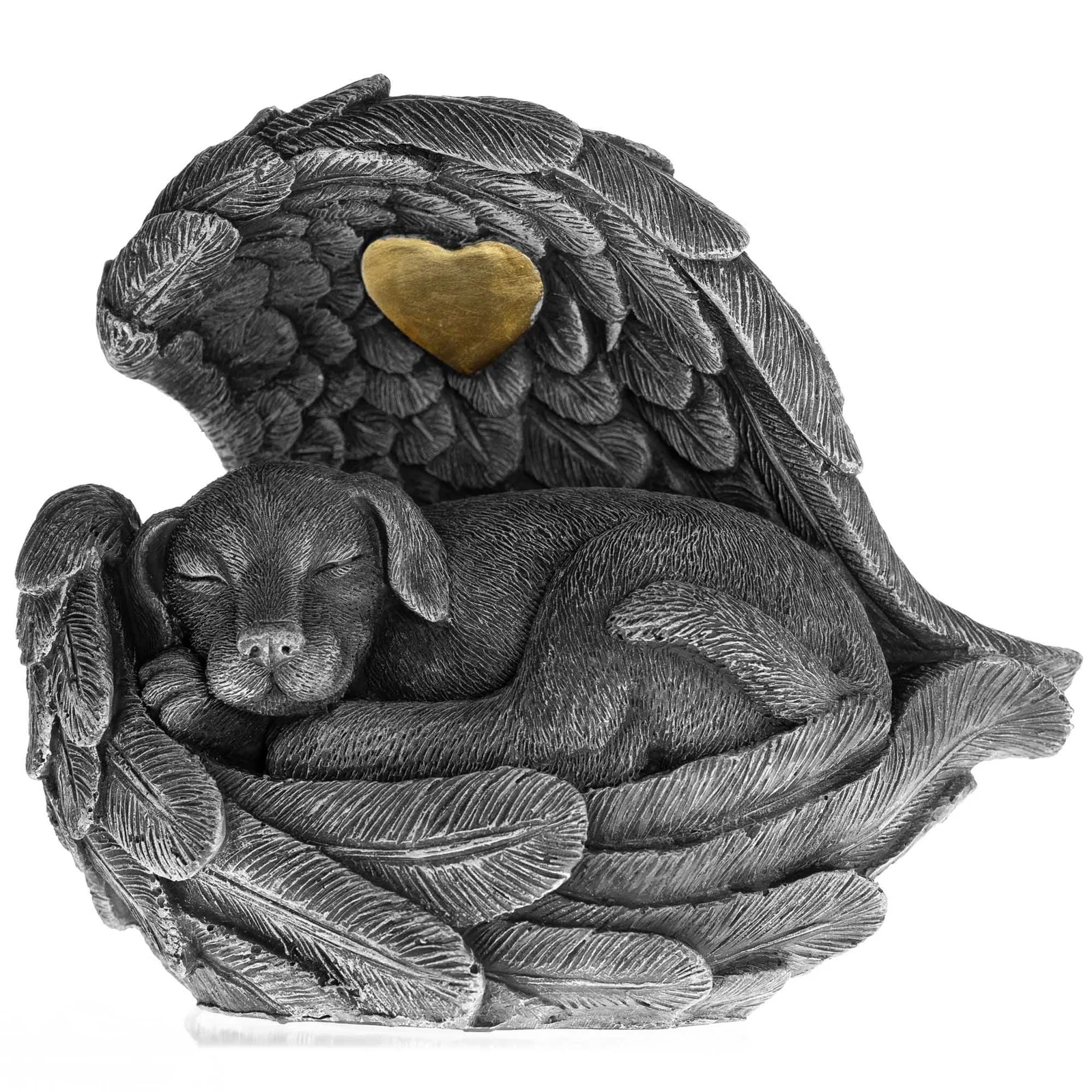 Garden Stone Dog Urn and Pet Memorial Gift